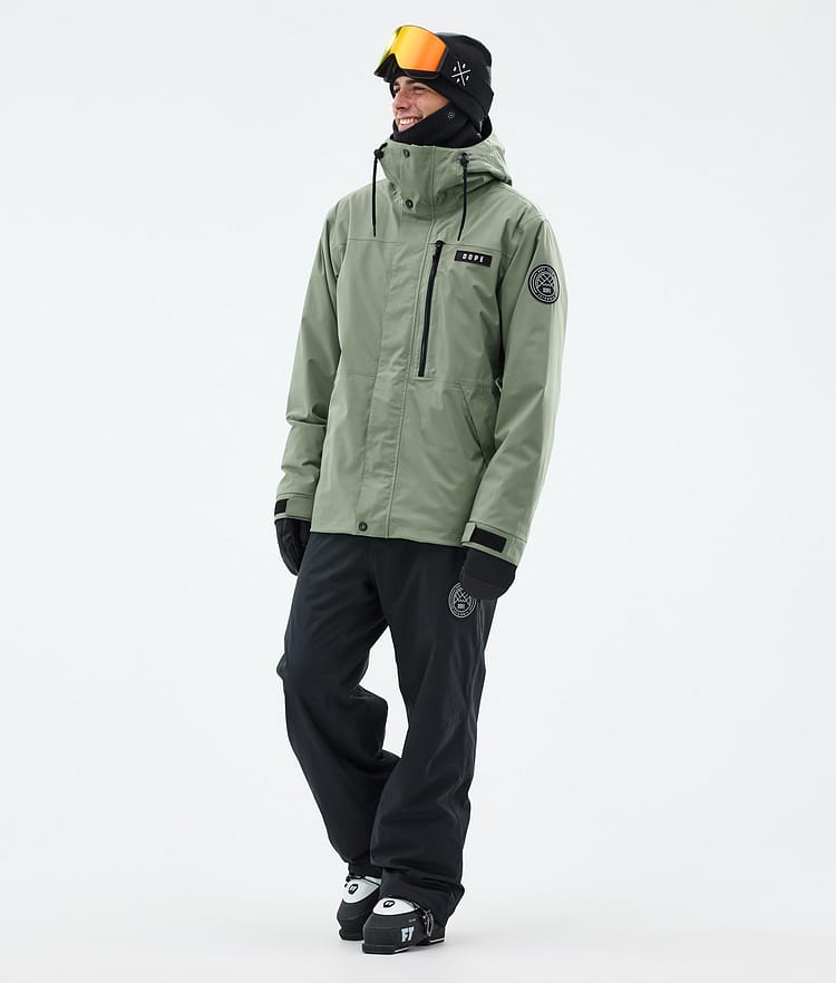 Dope Blizzard Full Zip Skijakke Herre Moss Green, Bilde 2 av 9