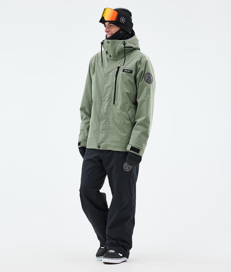Dope Blizzard Full Zip Snowboardjakke Herre Moss Green, Bilde 2 av 9