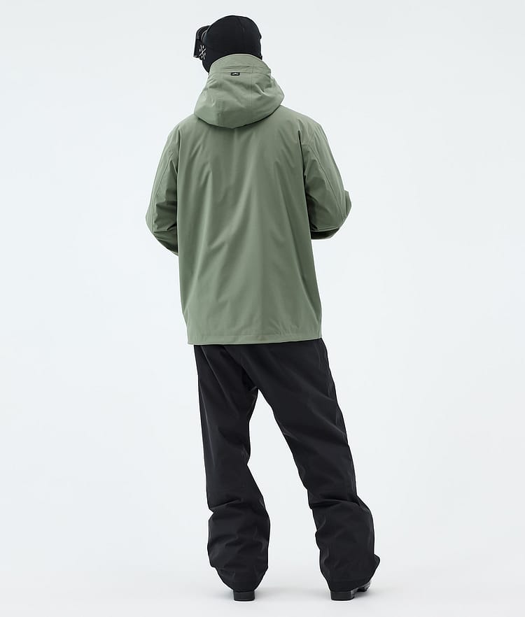 Dope Blizzard Full Zip Skijakke Herre Moss Green, Image 3 of 9