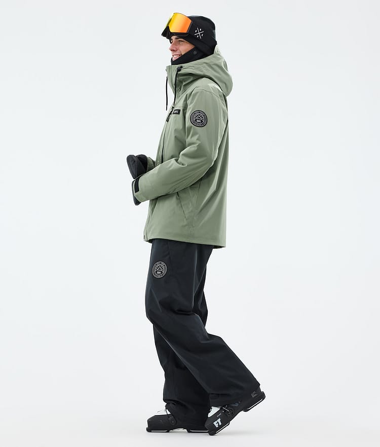 Dope Blizzard Full Zip Skijakke Herre Moss Green, Bilde 3 av 9
