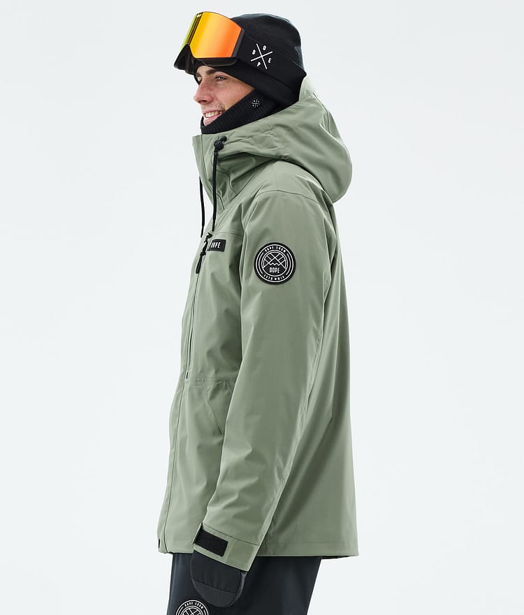 Dope Blizzard Full Zip Skijakke Herre Moss Green, Bilde 5 av 9