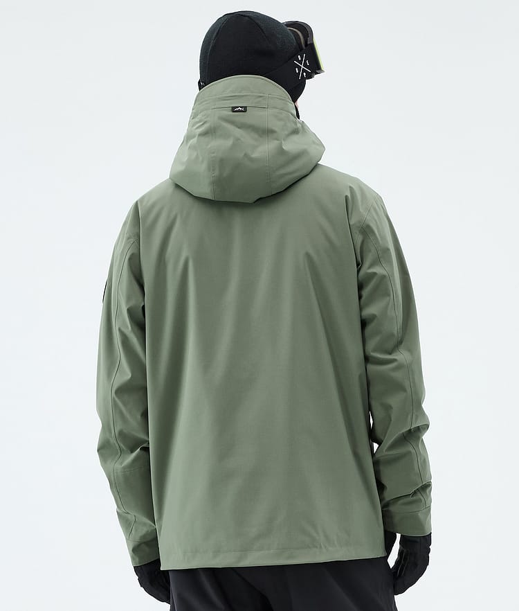 Dope Blizzard Full Zip Skijakke Herre Moss Green, Image 6 of 9