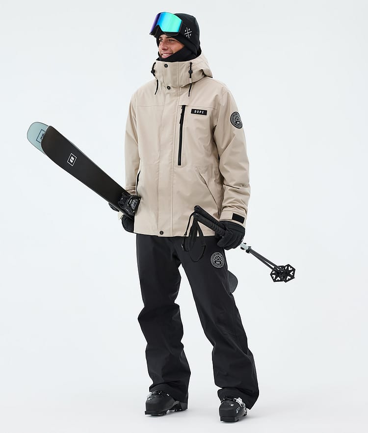 Dope Blizzard Full Zip Skijakke Herre Sand, Image 2 of 9
