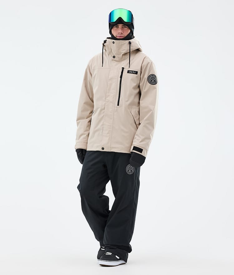 Dope Blizzard Full Zip Snowboardjakke Herre Sand, Bilde 2 av 9