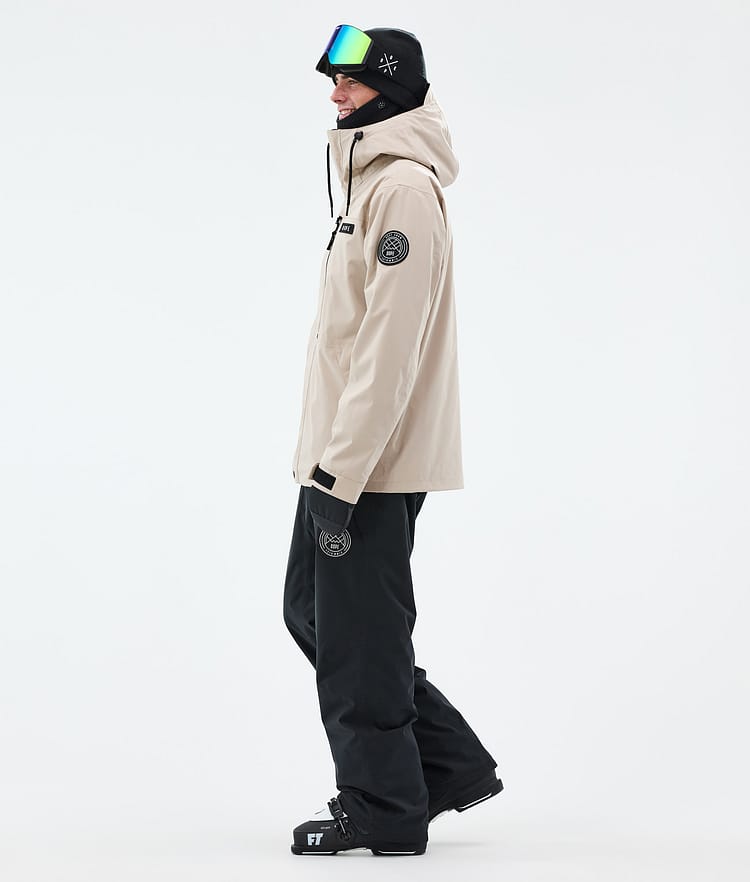 Dope Blizzard Full Zip Skijakke Herre Sand, Bilde 3 av 9