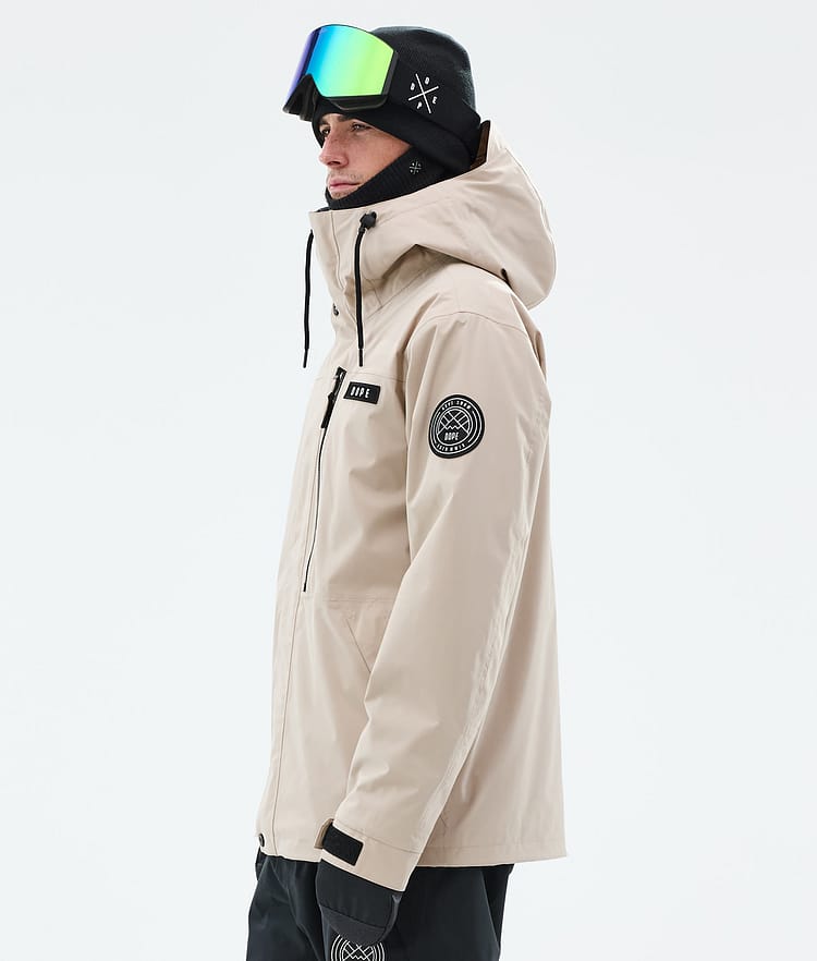 Dope Blizzard Full Zip Skijakke Herre Sand, Bilde 5 av 9