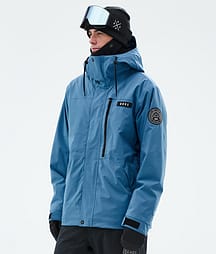 Dope Blizzard Full Zip Skijakke Herre Blue Steel