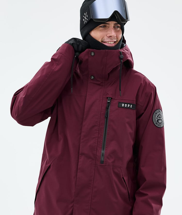 Dope Blizzard Full Zip Snowboardjakke Herre Burgundy, Bilde 2 av 10
