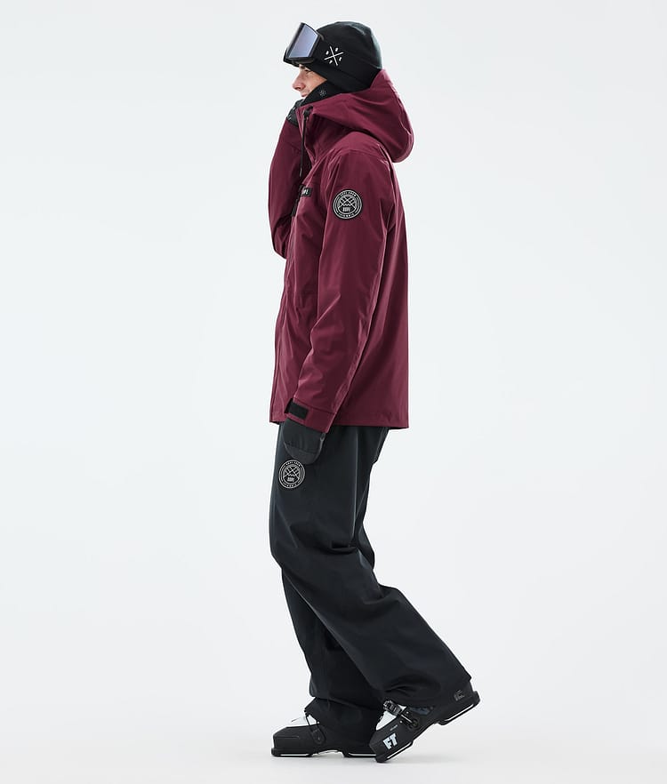 Dope Blizzard Full Zip Skijakke Herre Burgundy, Bilde 4 av 10