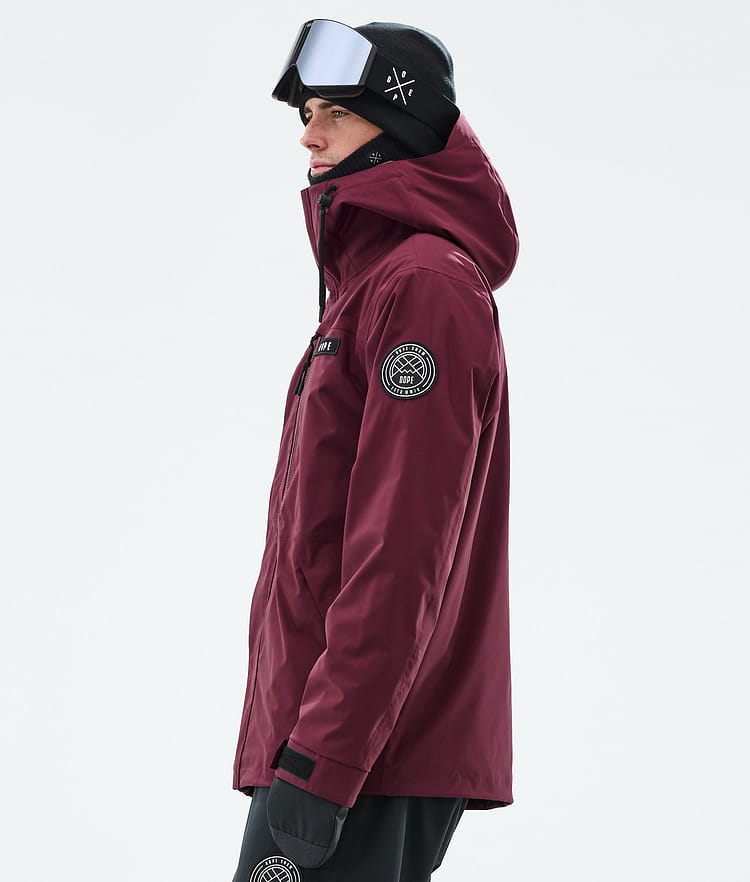 Dope Blizzard Full Zip Skijakke Herre Burgundy, Bilde 6 av 10