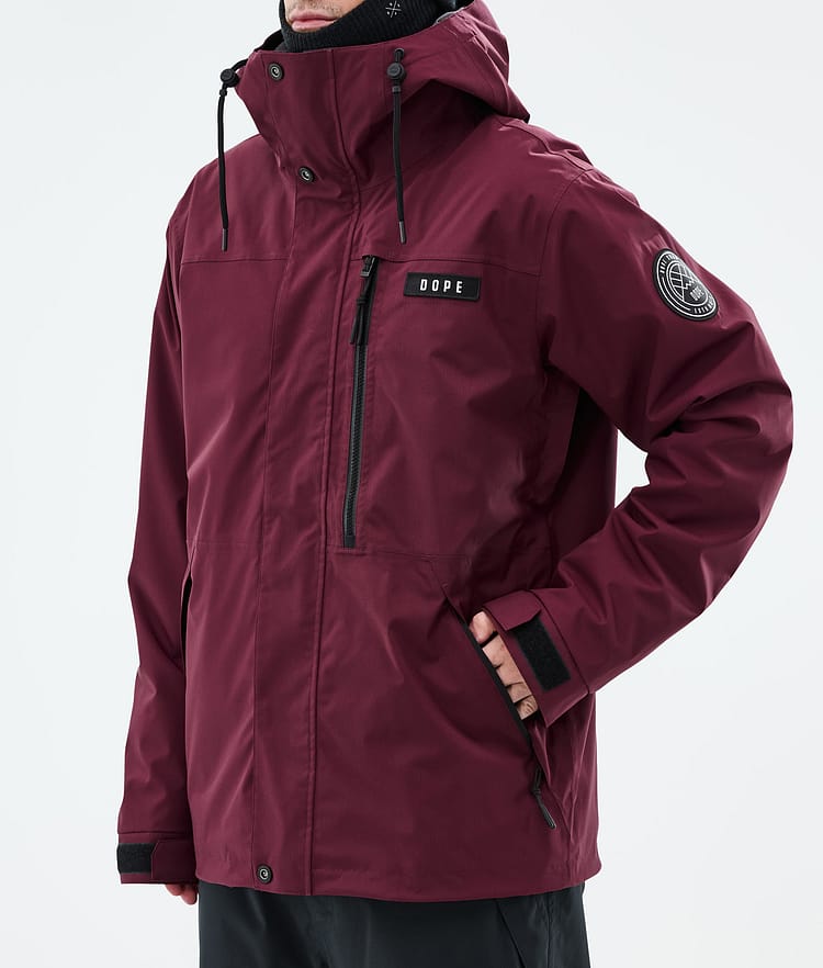 Dope Blizzard Full Zip Snowboardjakke Herre Burgundy, Bilde 8 av 10