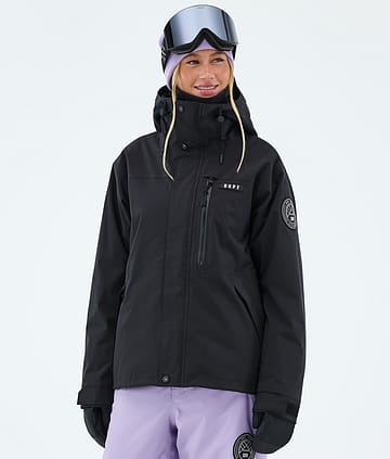 Dope Blizzard W Full Zip Skijakke Black