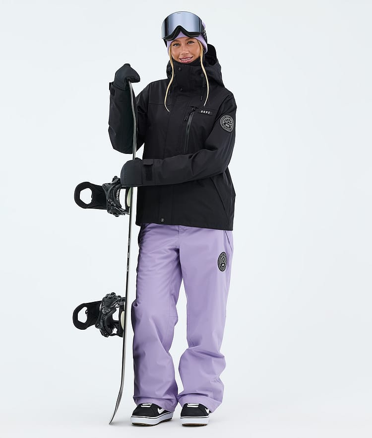 Dope Blizzard W Full Zip Snowboardjakke Dame Black, Image 2 of 9
