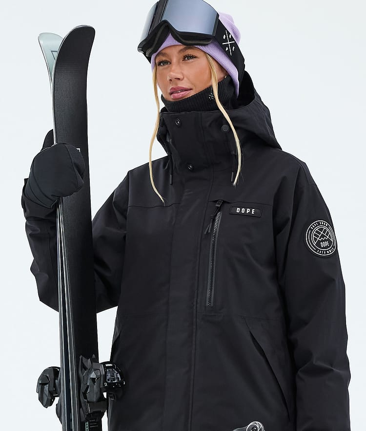 Dope Blizzard W Full Zip Skijakke Dame Black, Image 4 of 9