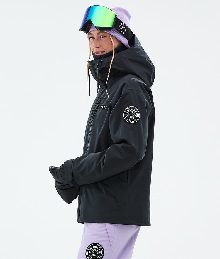 Dope Blizzard W Full Zip Snowboardjakke Dame Black, Bilde 5 av 9