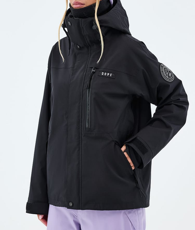 Dope Blizzard W Full Zip Snowboardjakke Dame Black, Image 7 of 9