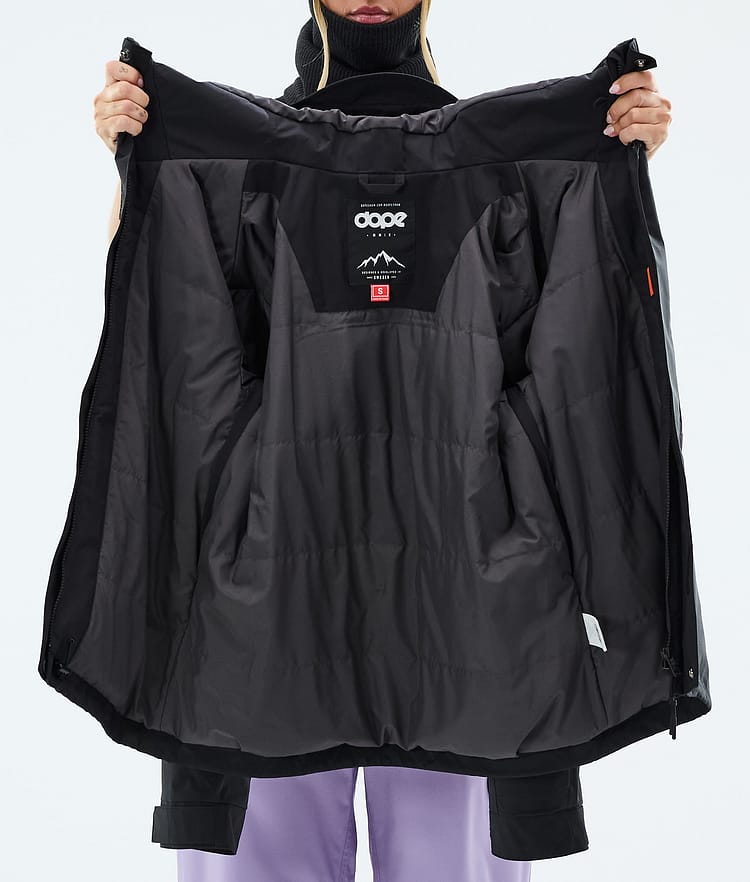 Dope Blizzard W Full Zip Skijakke Dame Black, Image 9 of 9