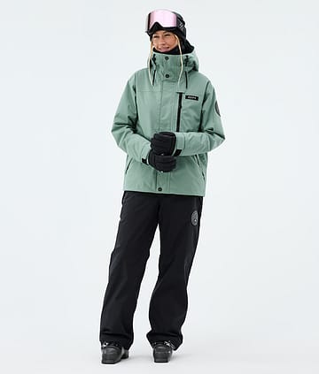 Dope Blizzard W Full Zip Skidoutfit Faded Green/Black