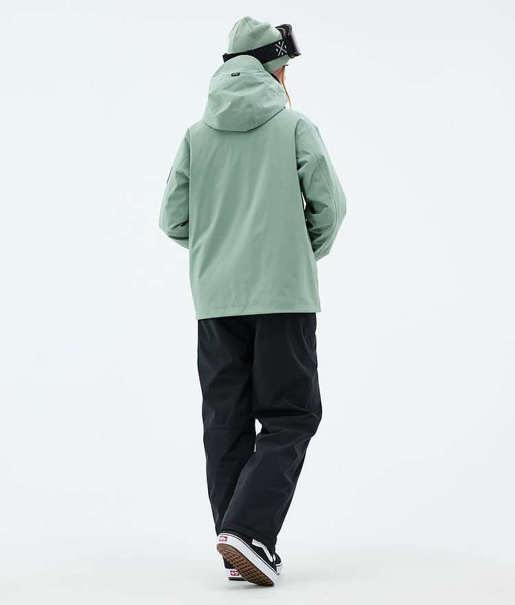 Dope Blizzard W Full Zip Snowboardjakke Dame Faded Green, Bilde 4 av 9