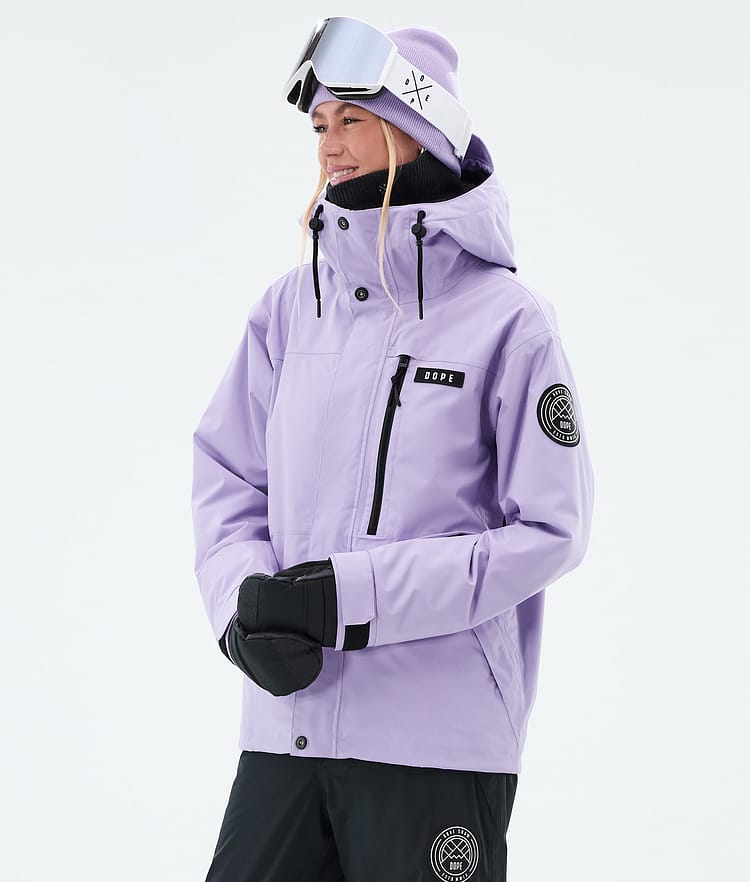 Dope Blizzard W Full Zip Snowboardjakke Dame Faded Violet, Bilde 1 av 9