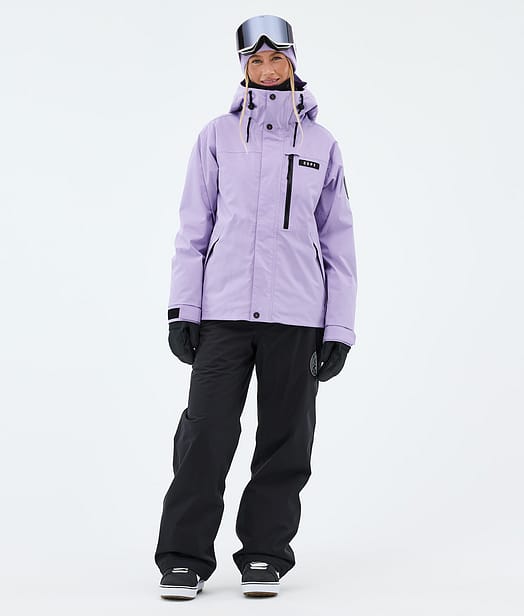 Dope Blizzard W Full Zip Snowboardoutfit Faded Violet/Black
