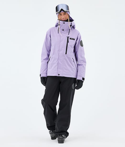 Dope Blizzard W Full Zip Skidoutfit Faded Violet/Black