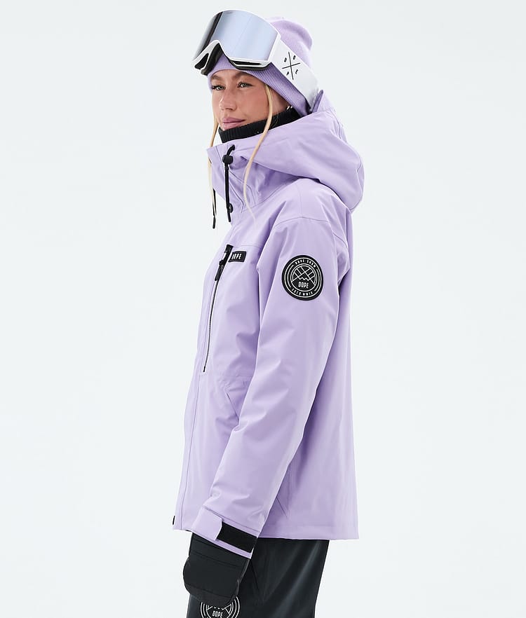 Dope Blizzard W Full Zip Skijakke Dame Faded Violet, Bilde 5 av 9