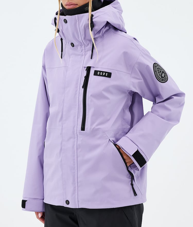 Dope Blizzard W Full Zip Snowboardjakke Dame Faded Violet, Image 7 of 9