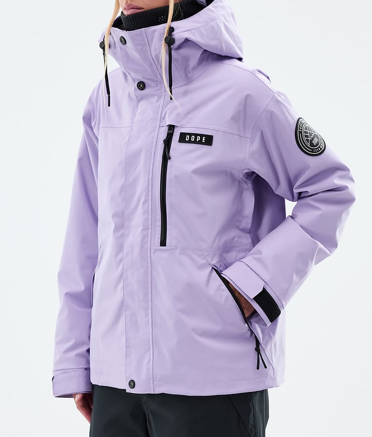 Dope Blizzard W Full Zip Snowboardjakke Dame Faded Violet, Bilde 7 av 9