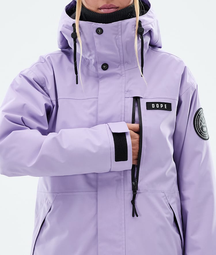 Dope Blizzard W Full Zip Snowboardjakke Dame Faded Violet, Bilde 8 av 9