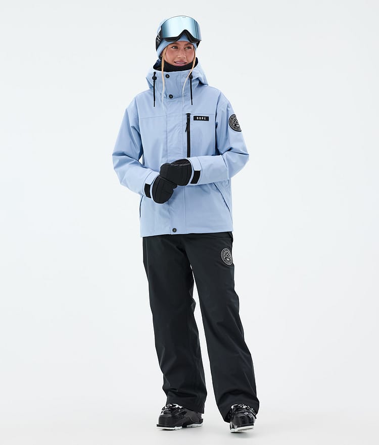 Dope Blizzard W Full Zip Skijakke Dame Light Blue, Bilde 2 av 9