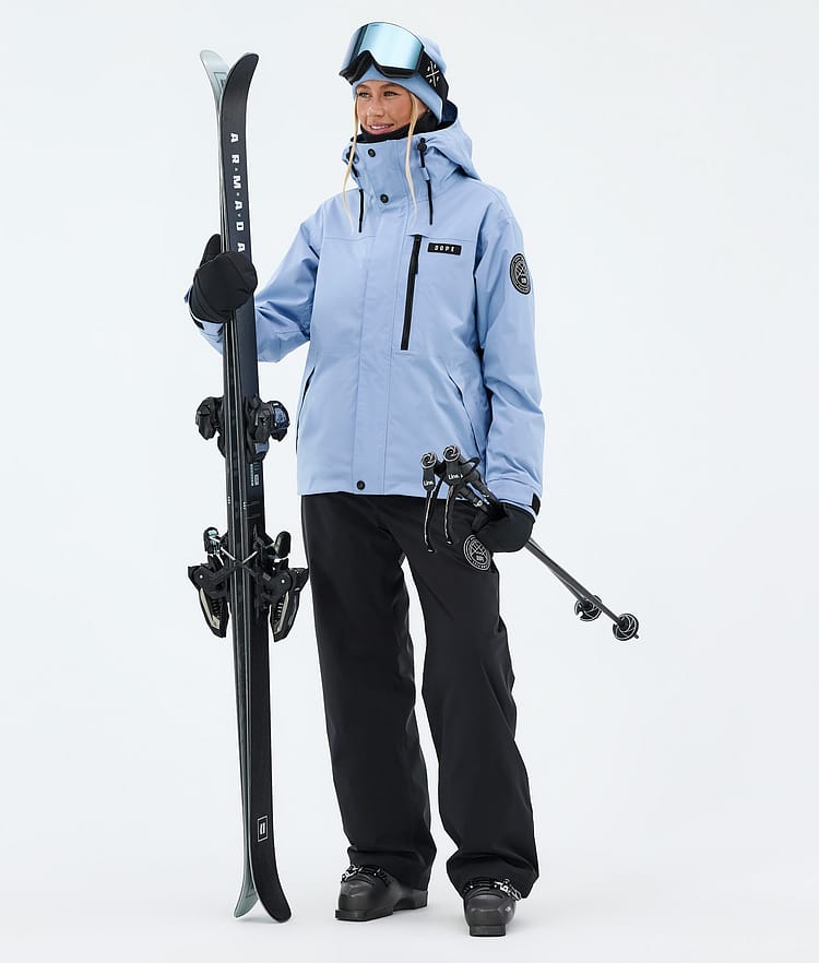 Dope Blizzard W Full Zip Skijakke Dame Light Blue, Image 2 of 9