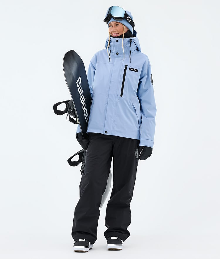 Dope Blizzard W Full Zip Snowboardjakke Dame Light Blue, Image 2 of 9