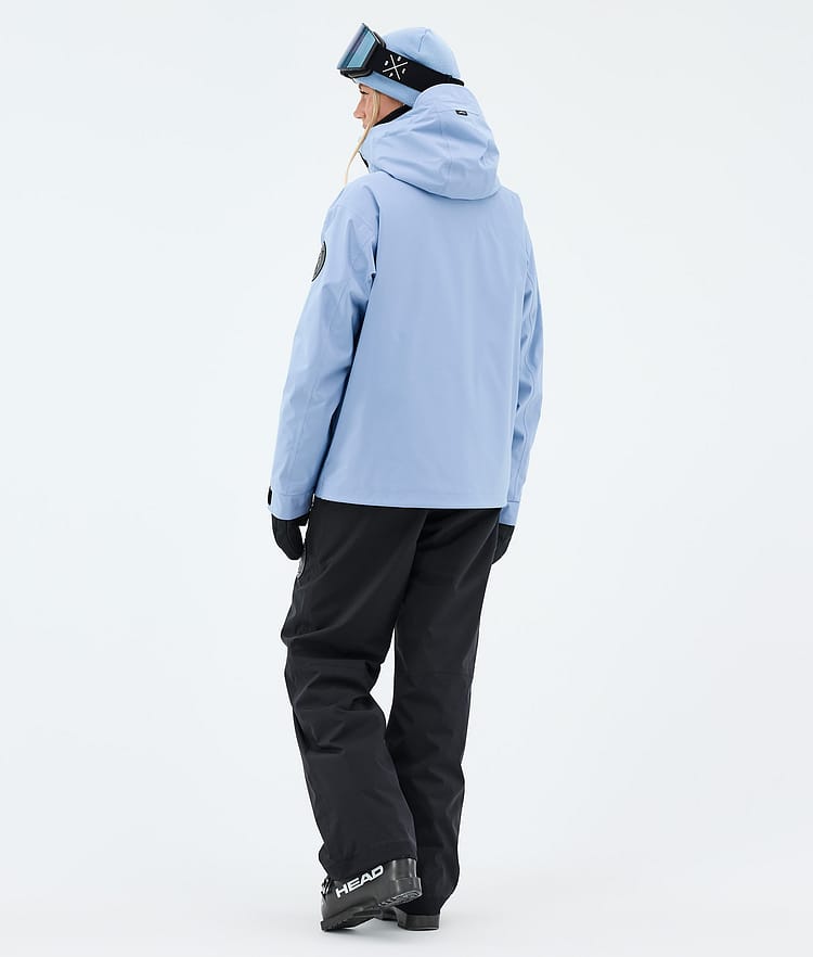 Dope Blizzard W Full Zip Skijakke Dame Light Blue, Image 3 of 9