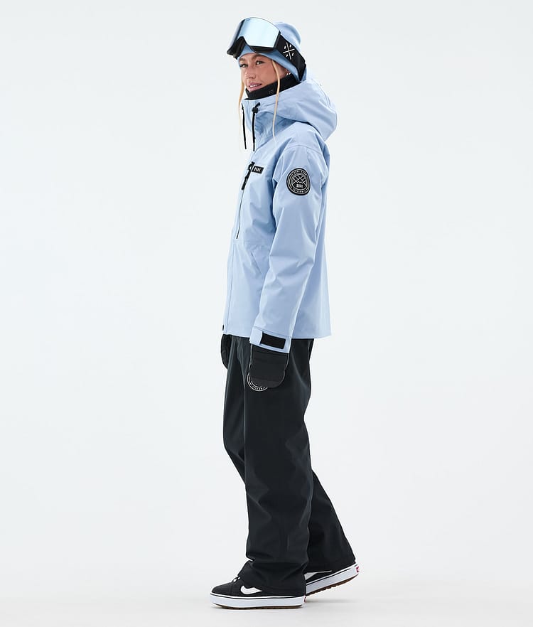 Dope Blizzard W Full Zip Snowboardjakke Dame Light Blue, Bilde 3 av 9