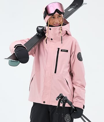 Dope Blizzard W Full Zip Skijakke Soft Pink