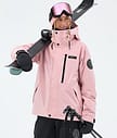 Dope Blizzard W Full Zip Skijakke Dame Soft Pink
