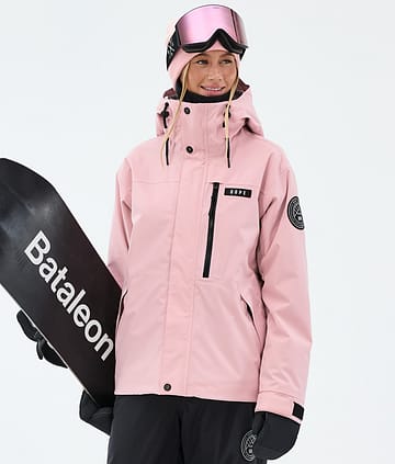 Dope Blizzard W Full Zip Snowboardjakke Soft Pink