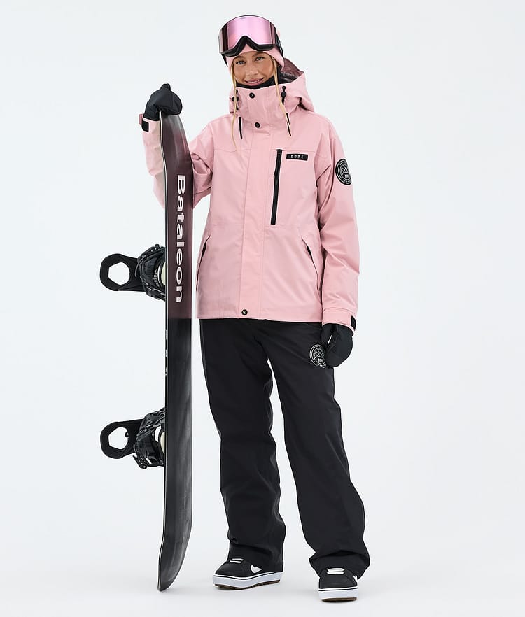 Dope Blizzard W Full Zip Snowboardjakke Dame Soft Pink, Image 2 of 9