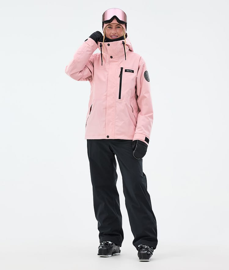 Dope Blizzard W Full Zip Skijakke Dame Soft Pink, Bilde 2 av 9
