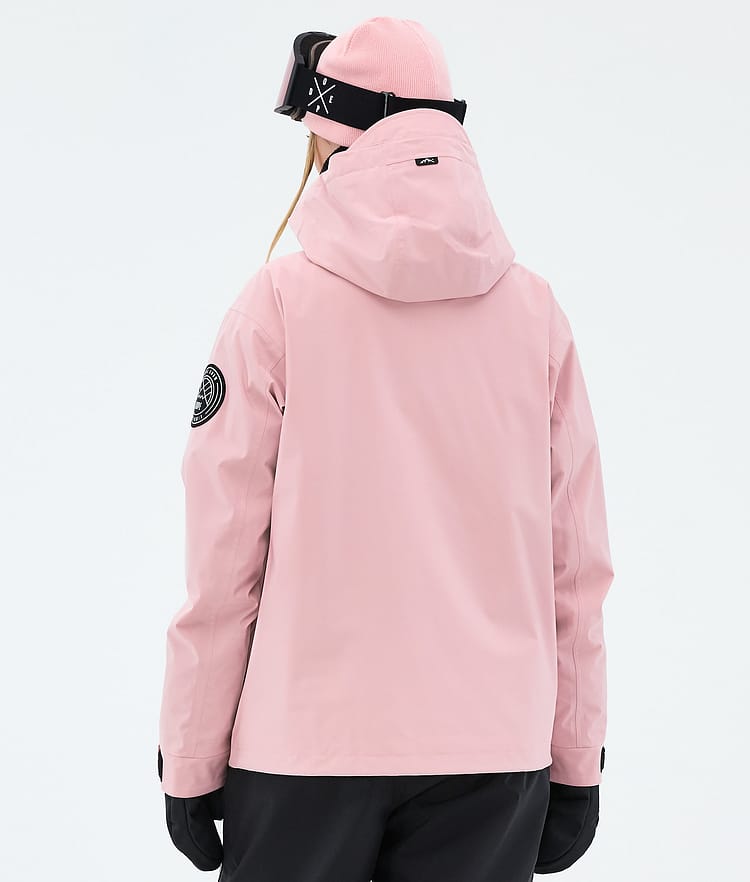 Dope Blizzard W Full Zip Snowboardjakke Dame Soft Pink, Image 6 of 9