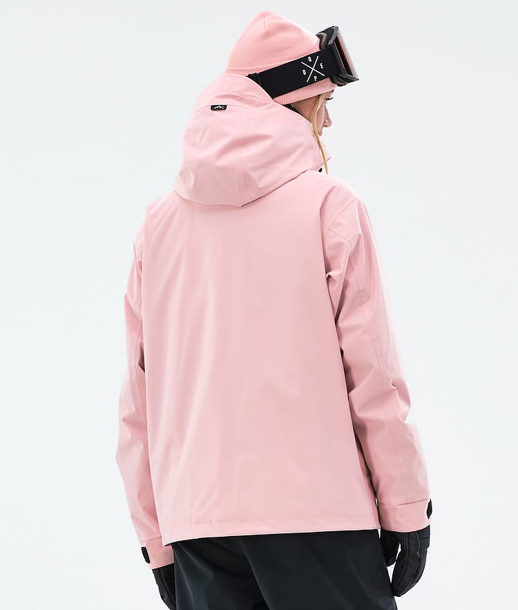 Dope Blizzard W Full Zip Skijakke Dame Soft Pink, Bilde 6 av 9