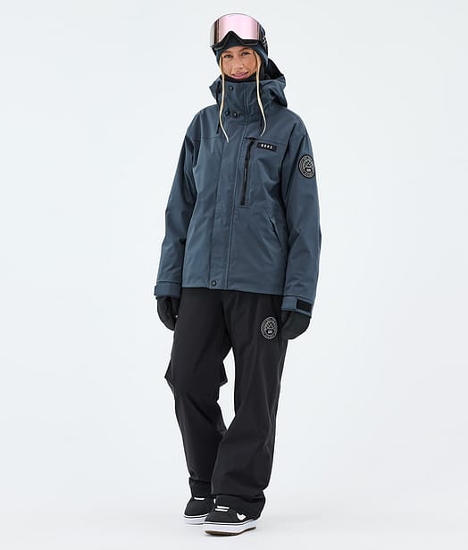Dope Blizzard W Full Zip Snowboardoutfit Metal Blue/Black