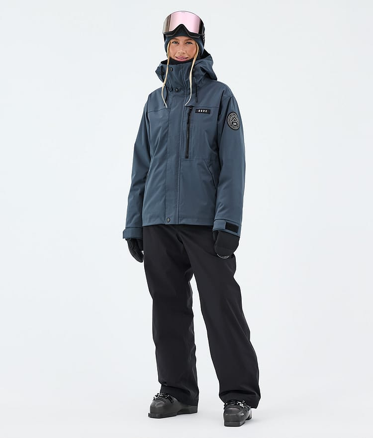 Dope Blizzard W Full Zip Skijakke Dame Metal Blue, Image 2 of 9