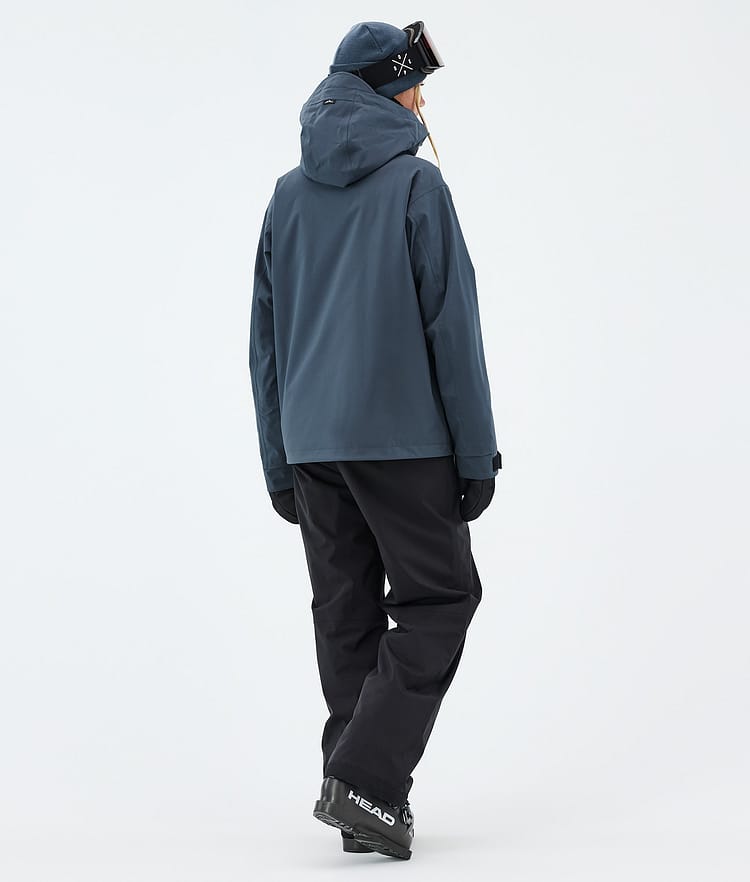 Dope Blizzard W Full Zip Skijakke Dame Metal Blue, Image 3 of 9