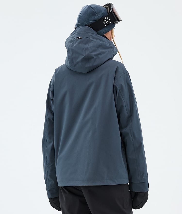 Dope Blizzard W Full Zip Skijakke Dame Metal Blue, Image 6 of 9