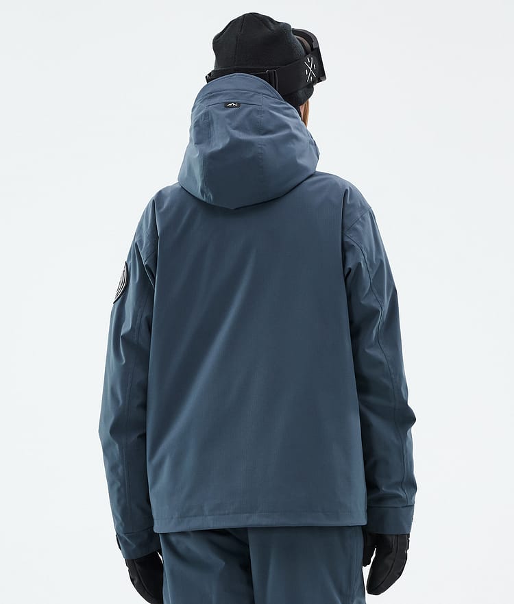 Dope Blizzard W Full Zip Skijakke Dame Metal Blue, Bilde 6 av 9