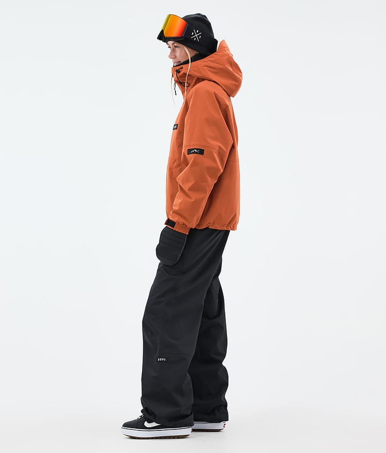 Dope Spartan W Snowboardjakke Dame Burned Orange, Bilde 3 av 8