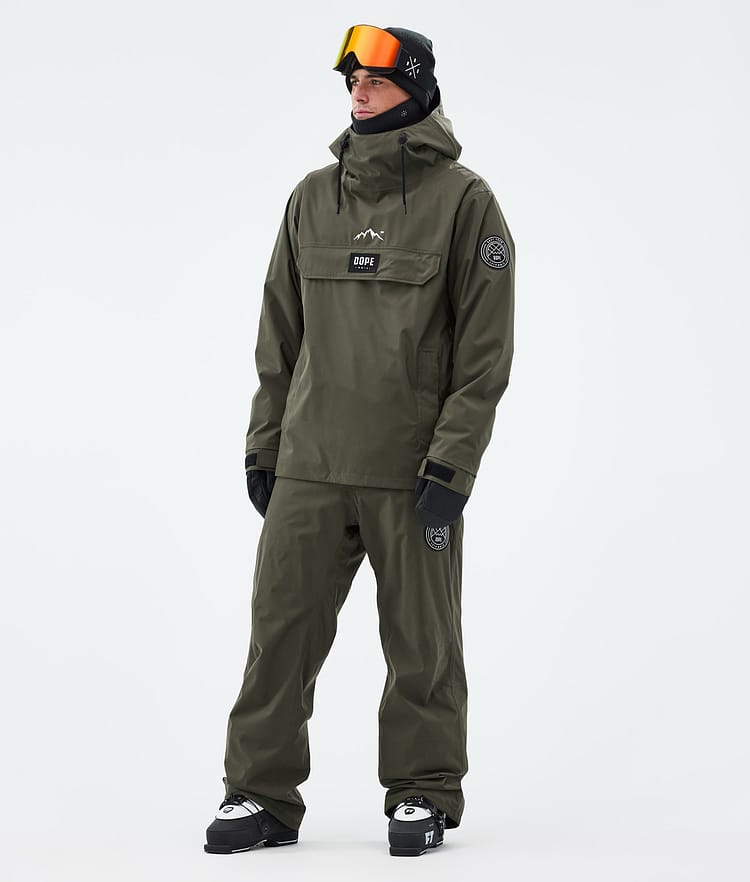 Dope Blizzard Skibukse Herre Olive Green, Bilde 2 av 5