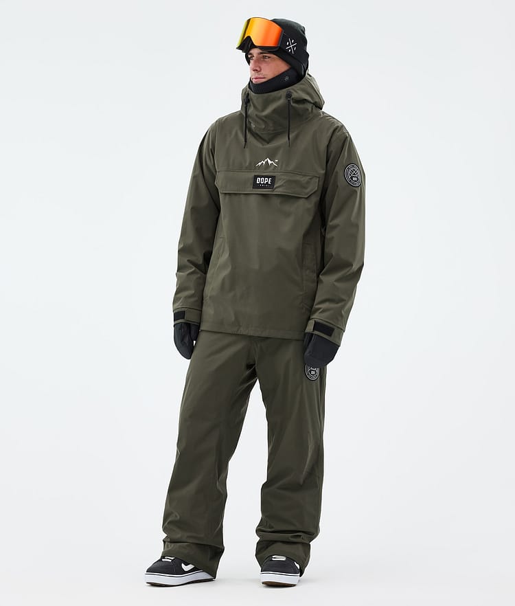 Dope Blizzard Snowboardbukse Herre Olive Green, Image 2 of 5